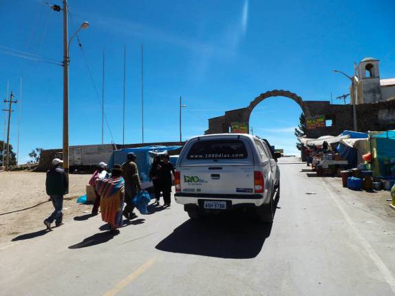 Fronteira Peru-Bolívia, região de Copacabana. Mais uma para a lista da Fiona